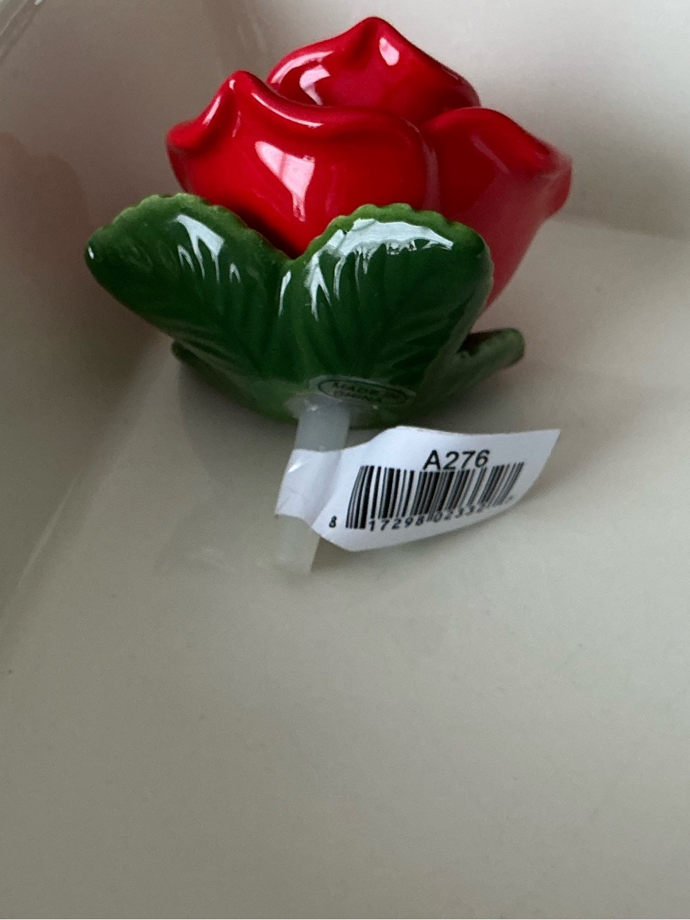 NWT Authentic Nora Fleming Red Rose Mini - A276 🌹 - Picture 2 of 3